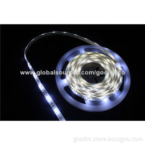 Waterproof IP68 12V DC 3528 SMD LED Colorful Flexible Strip Light , LEDs 60 Pieces/m
